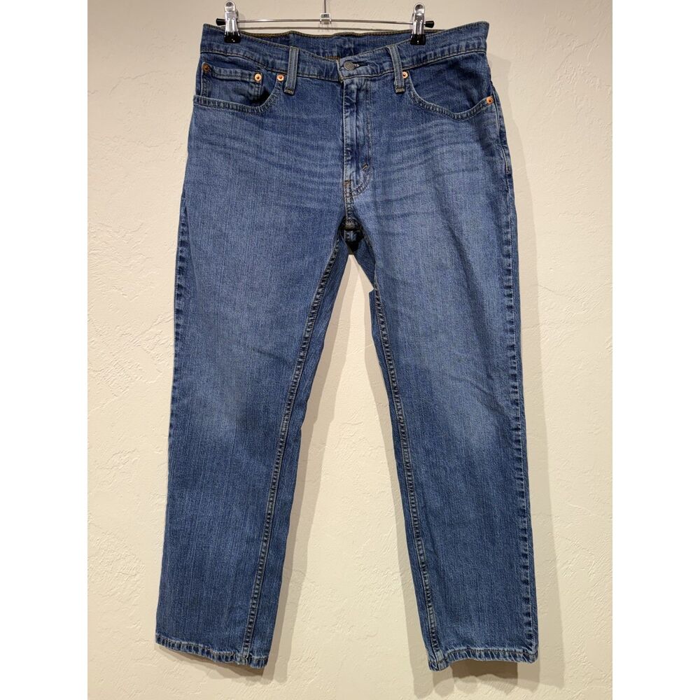 Levi's 559 Relaxed Straight Mens Jeans Blue Medium Wash Denim 33x30 (Fits 32x27)